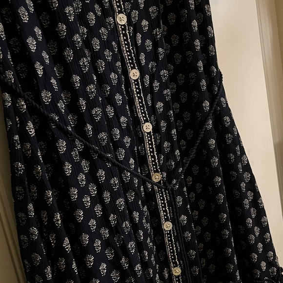 Faherty Midnight Blue and White Maxi Dress - Picture 4 of 8